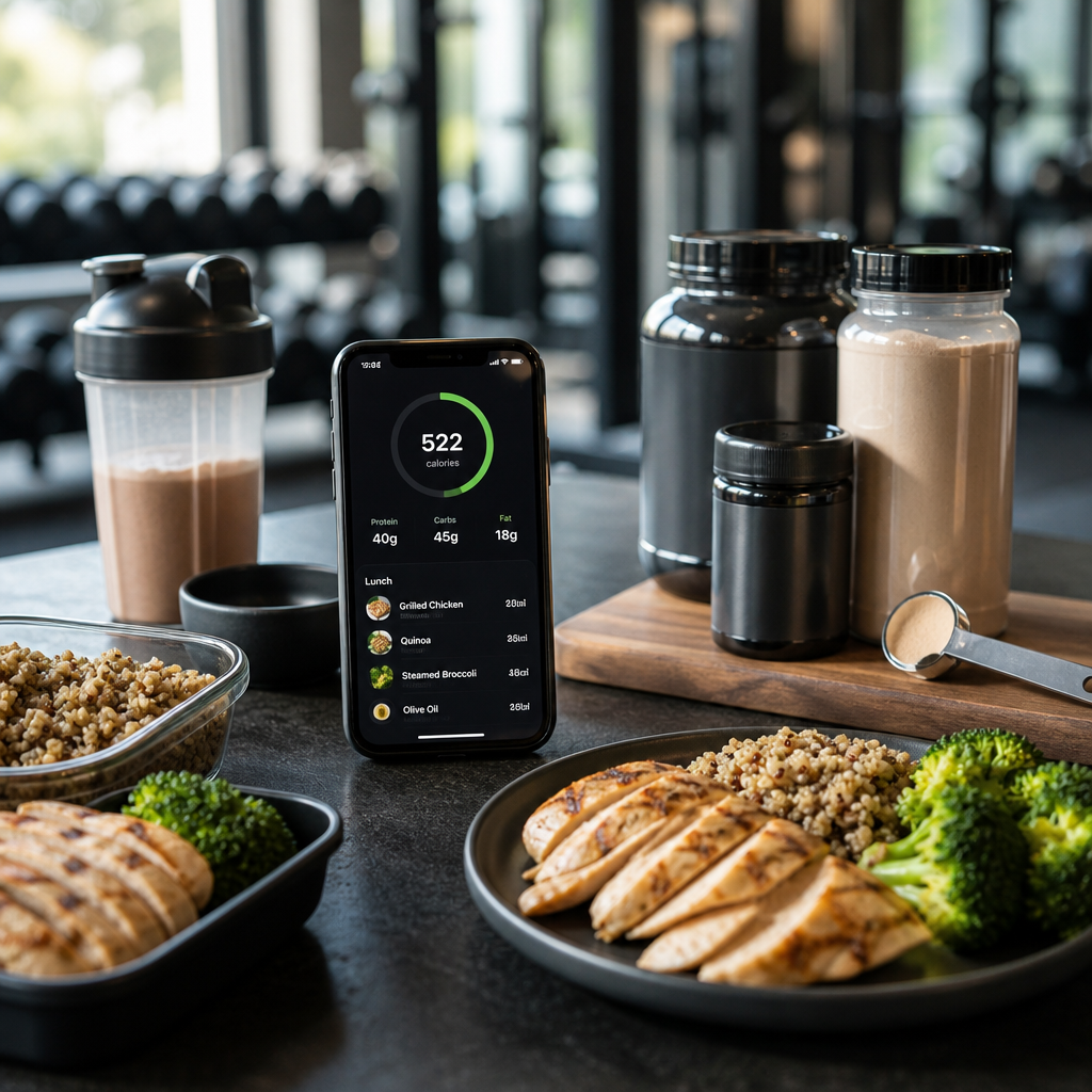 App tal-kalkulatur tal-kaloriji bl-AI b'għawm nutritiv għall-iżvilupp ta' muskoli