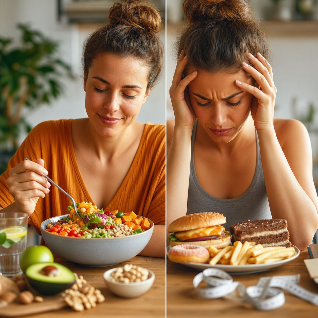 Mangiare Consapevolmente vs. Dieta Severamente: Trovare un Equilibrio per una Salute Sostenibile